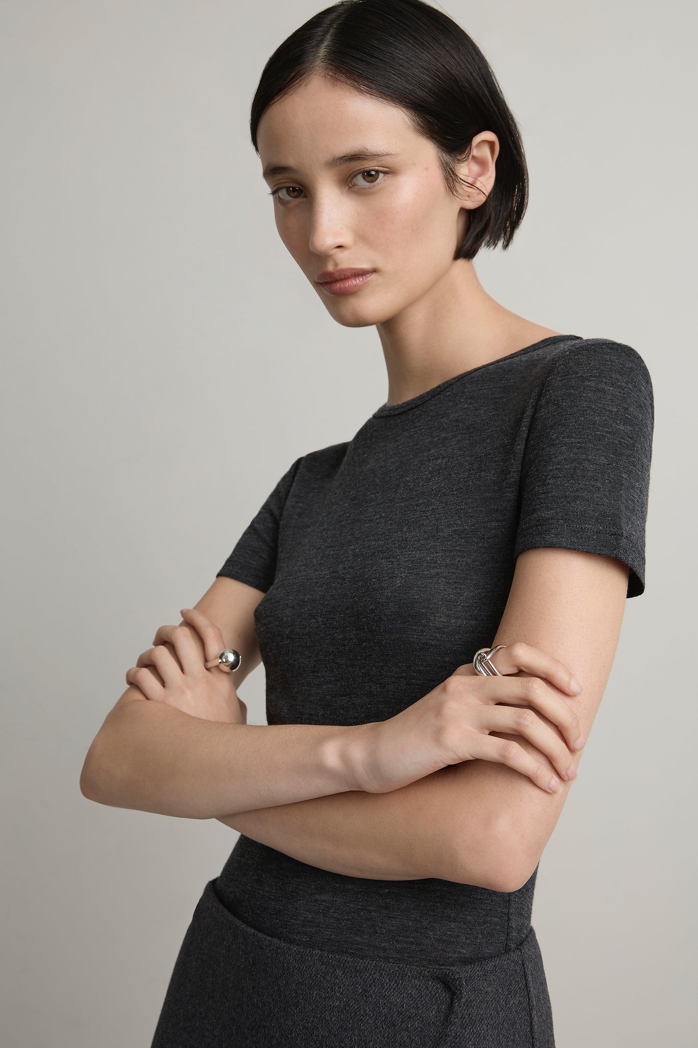 A. Emery | Hendry Top - Charcoal Melange