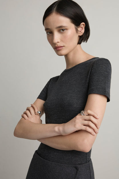 A. Emery | Hendry Top - Charcoal Melange