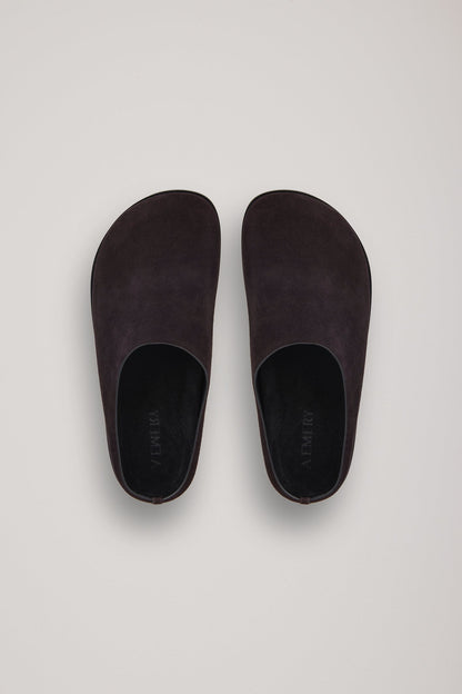 A.Emery | Lou Clog - Black Berry Suede