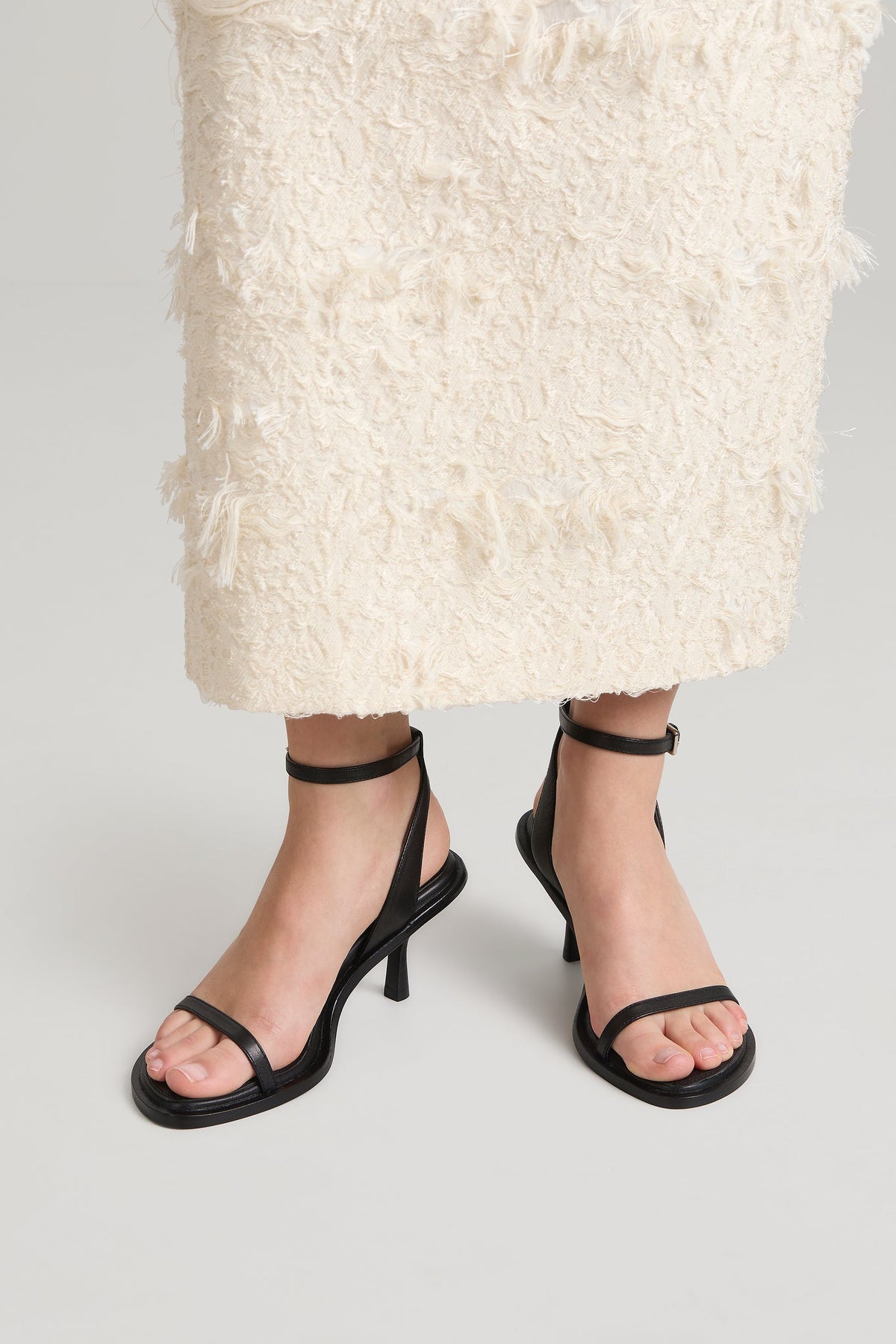 A. Emery | York Heeled Sandal - Black