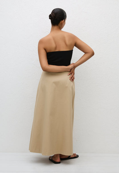 Matteau | A-Line Skirt - Sand