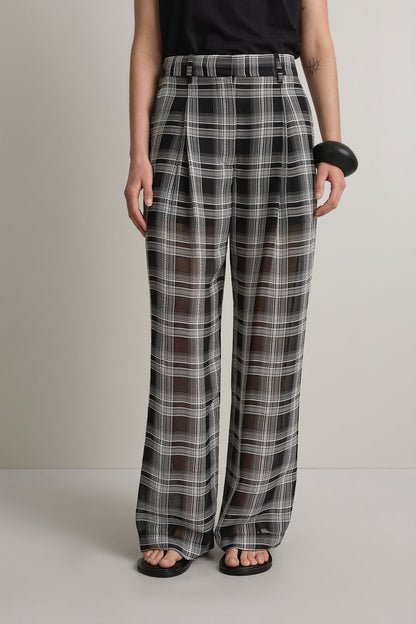 A. Emery | Goddard Sheer Pant - Black Check
