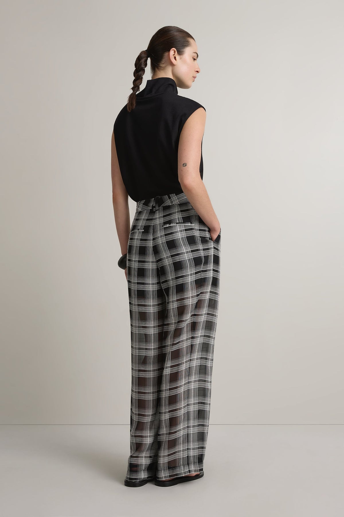 A. Emery | Goddard Sheer Pant - Black Check