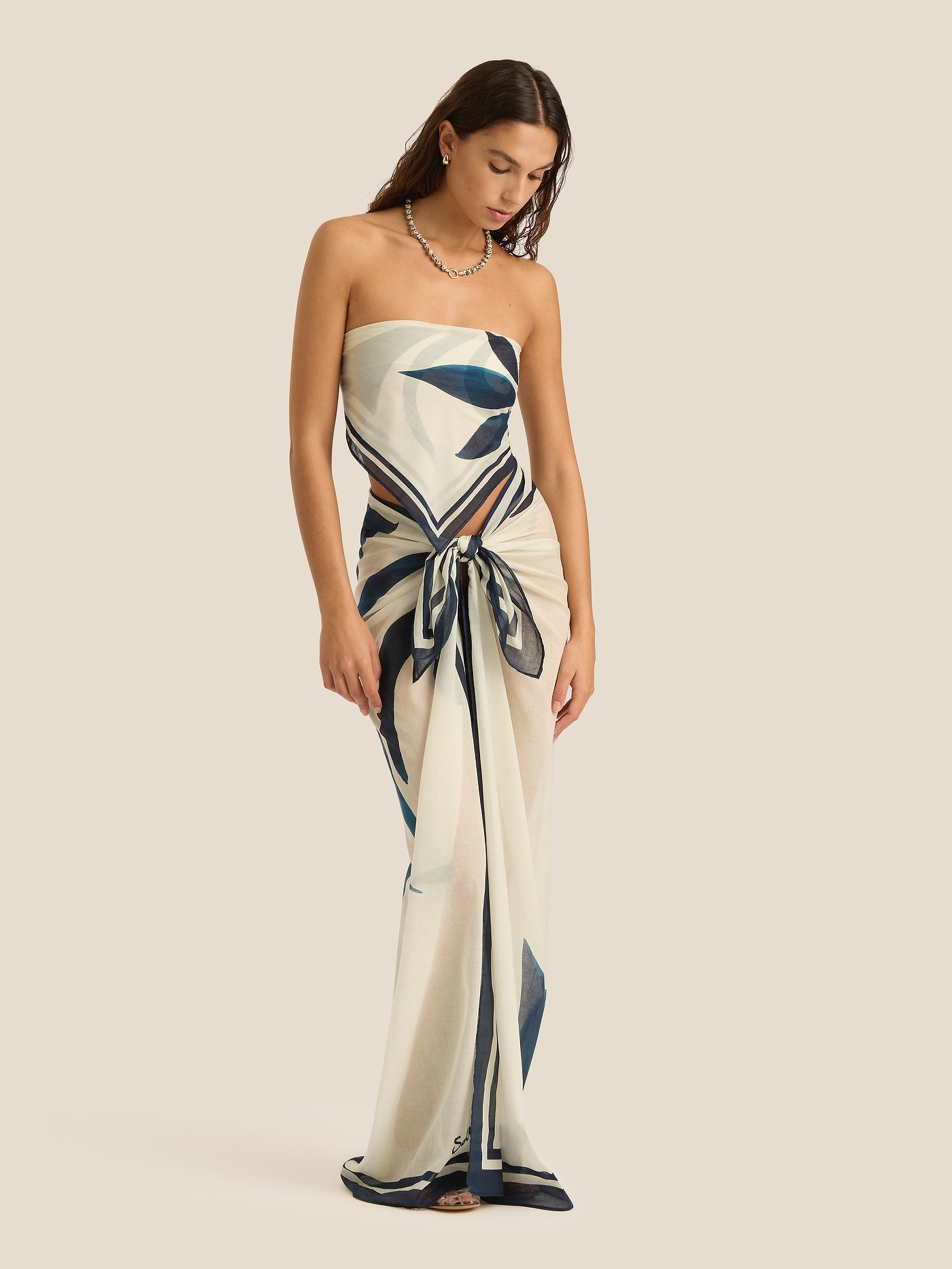 Soleil Soleil | Square Pareo - Reed