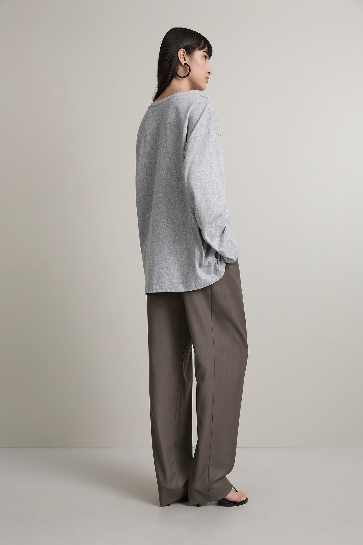 A. Emery | Persey Top - Light Grey Melange