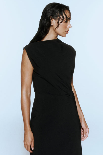 One Of Others | Raef Midi Dress - Black