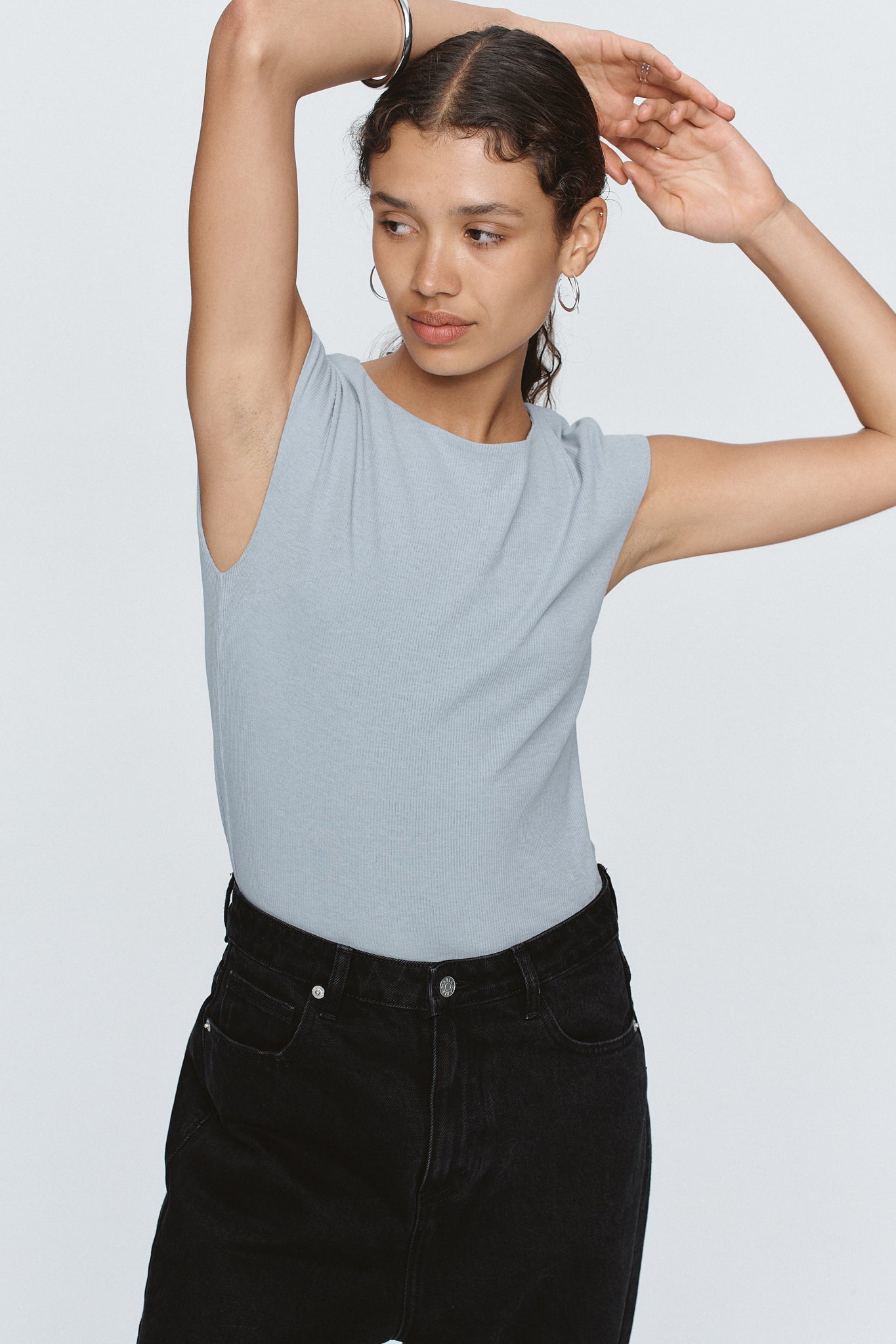 Marle | Slung Jean - Black