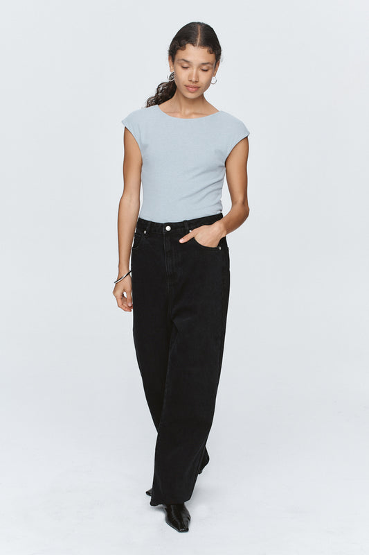 Marle | Slung Jean - Black