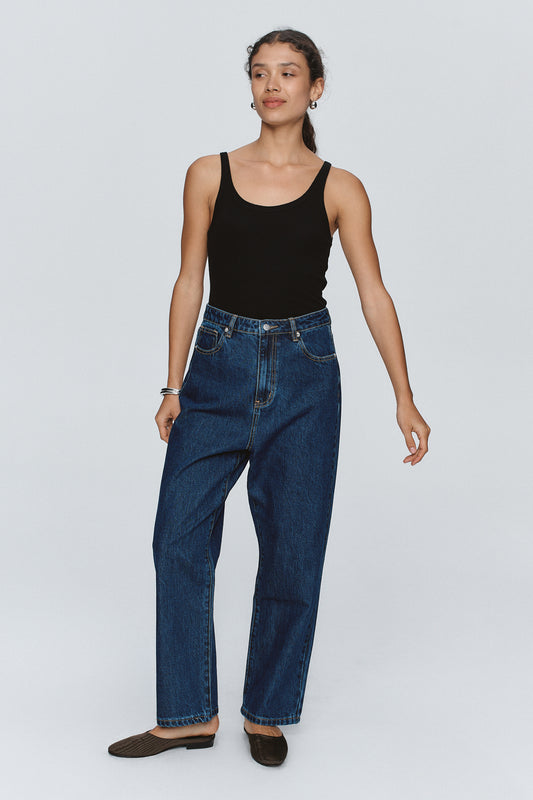 Marle | Slung Jean - Washed Indigo