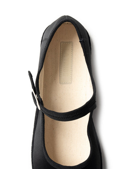 La Tribe | Sofia Flat - Black Satin