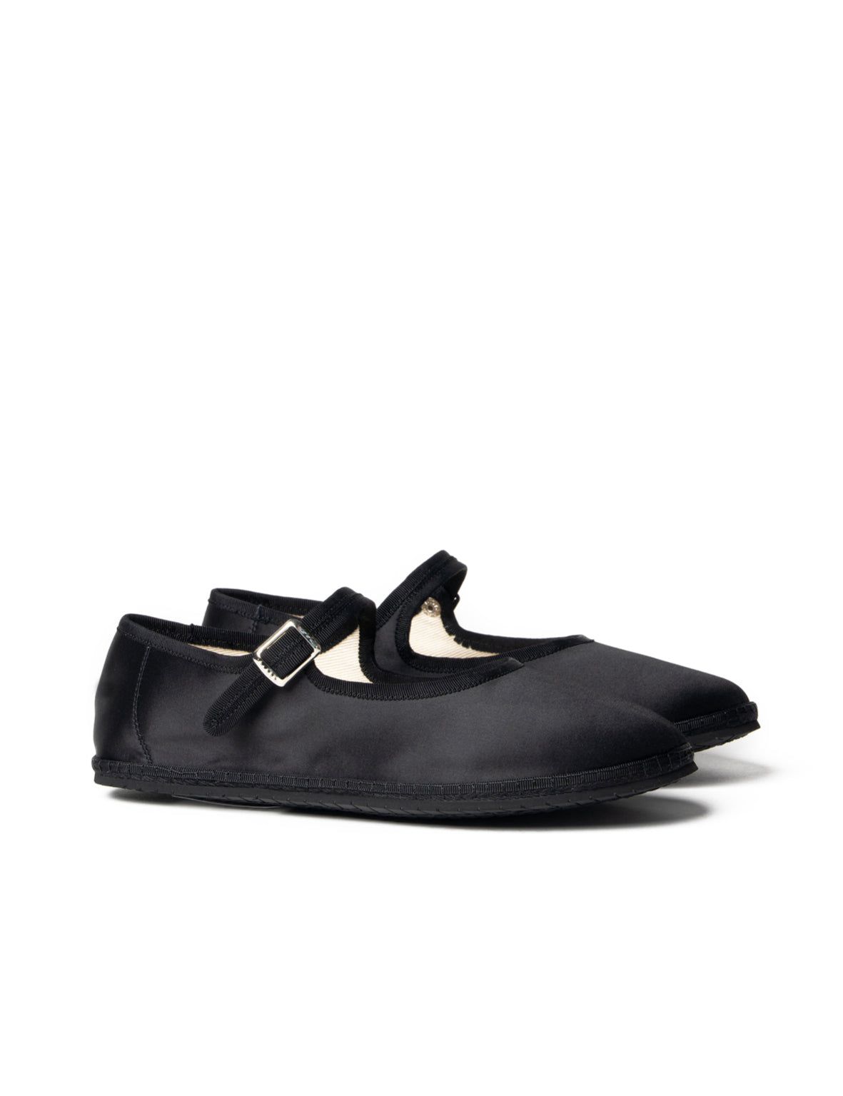 La Tribe | Sofia Flat - Black Satin