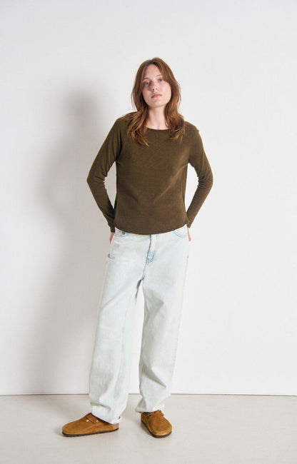 American Vintage | Sonoma Long Sleeve T.Shirt - Vintage Wood