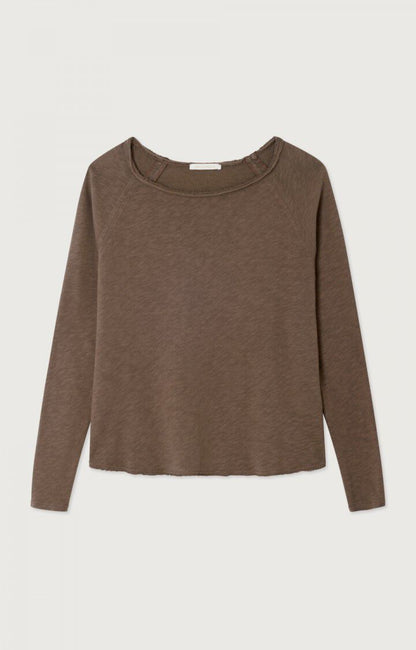 American Vintage | Sonoma 31 Long Sleeve T.Shirt - Vintage Chestnut