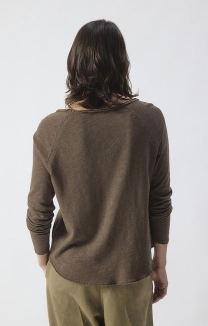 American Vintage | Sonoma 31 Long Sleeve T.Shirt - Vintage Chestnut