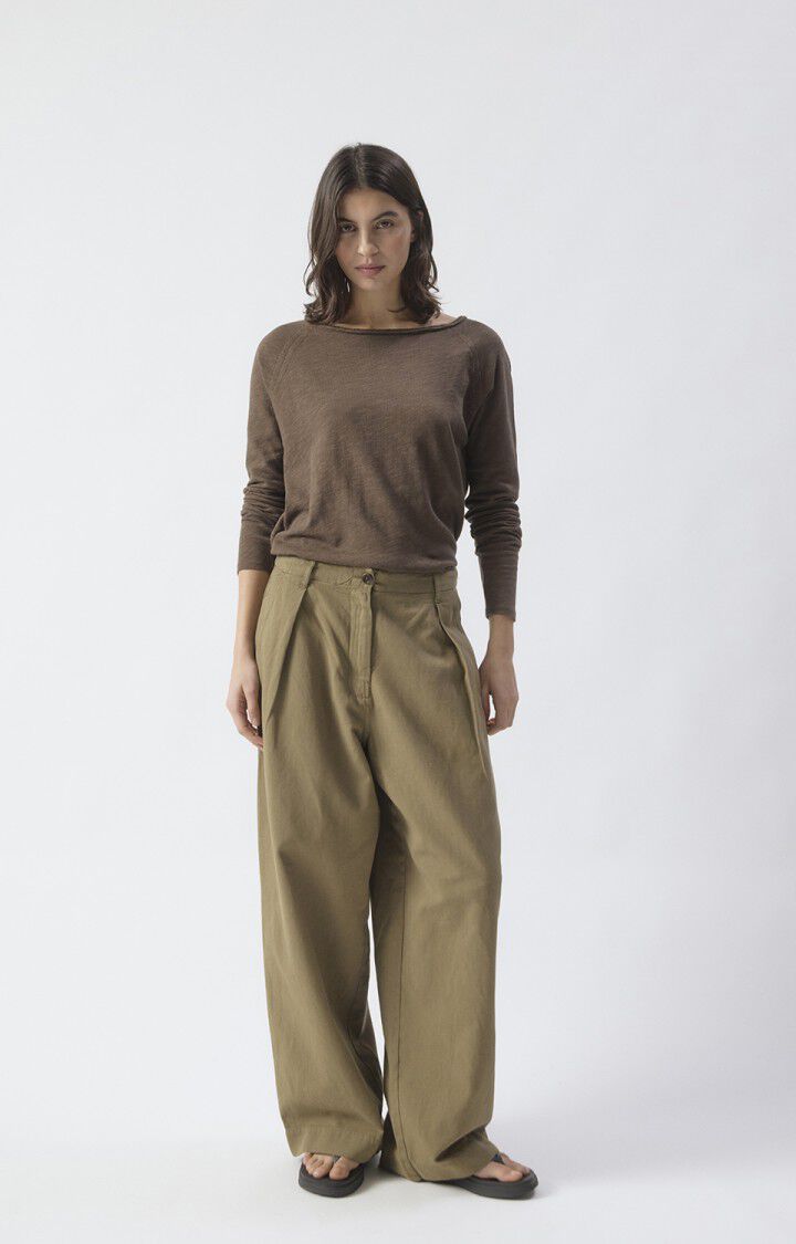 American Vintage | Sonoma 31 Long Sleeve T.Shirt - Vintage Chestnut