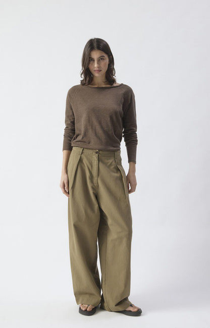 American Vintage | Sonoma 31 Long Sleeve T.Shirt - Vintage Chestnut