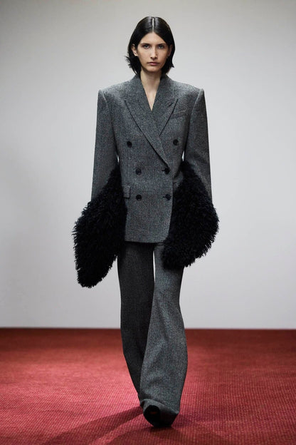Camilla & Marc | Cinder Double Breasted Blazer - Charcoal