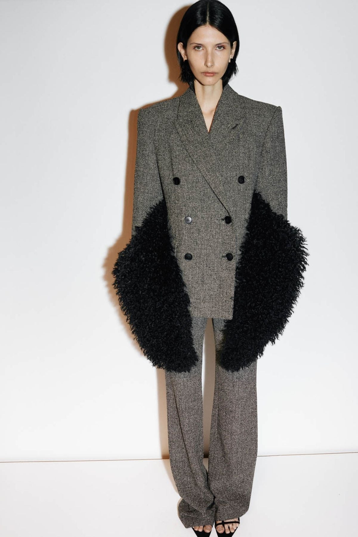 Camilla & Marc | Cinder Double Breasted Blazer - Charcoal