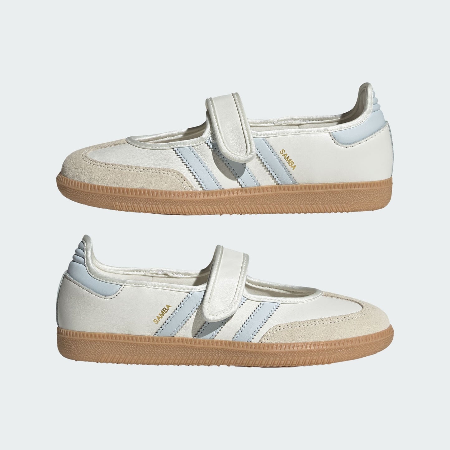 Adidas | Samba Jane - Cloud White/Gum/Halo Blue