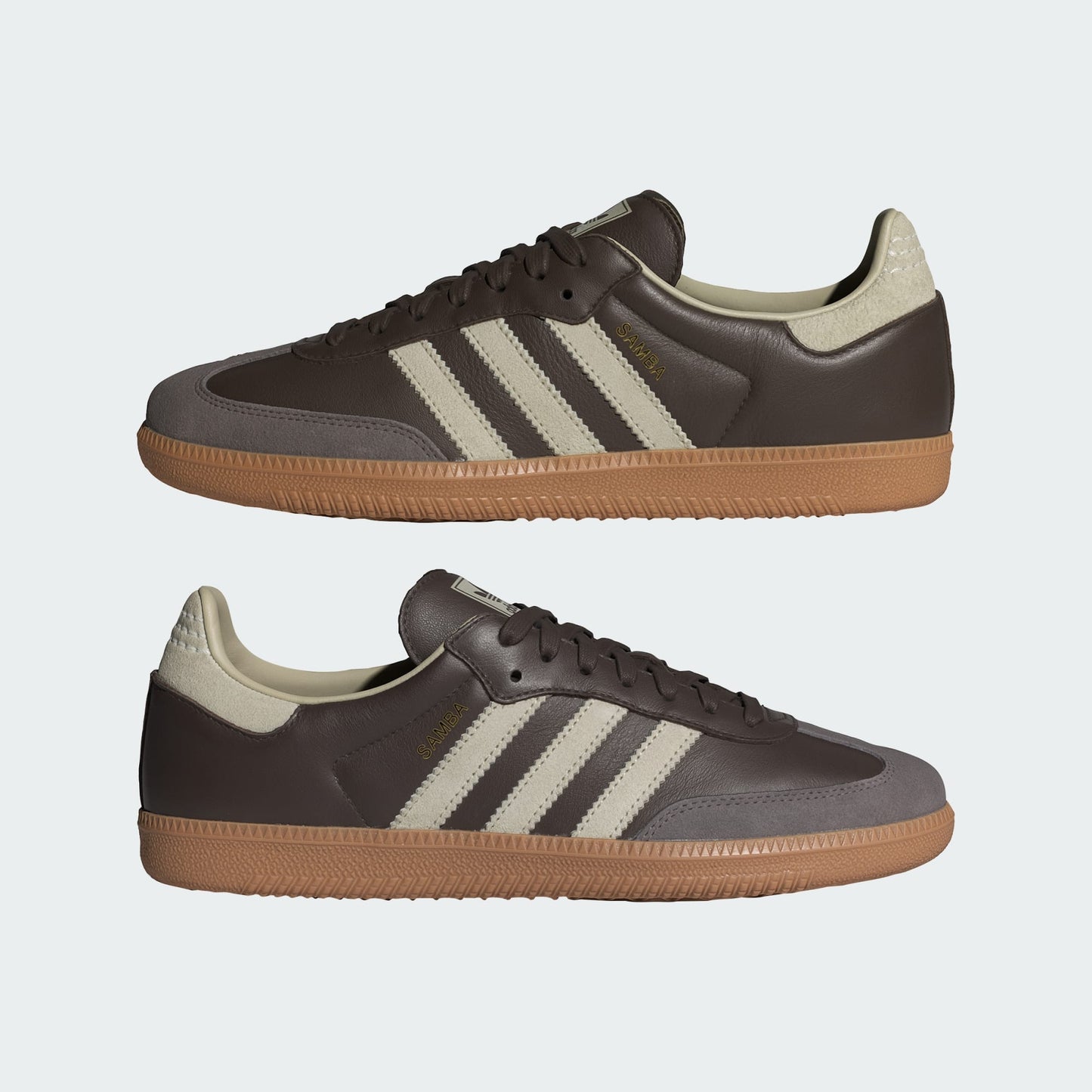 Adidas | Samba OG - Brown/Putty Grey/Gold Metallic