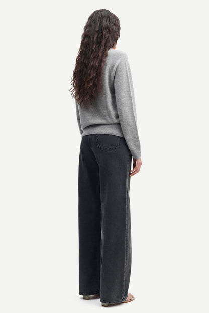 Samsoe Samsoe | Boston O-Neck - Grey.Mel