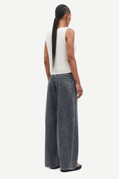 Samsoe Samsoe | Saharper Jeans Belt - Grey Cloud