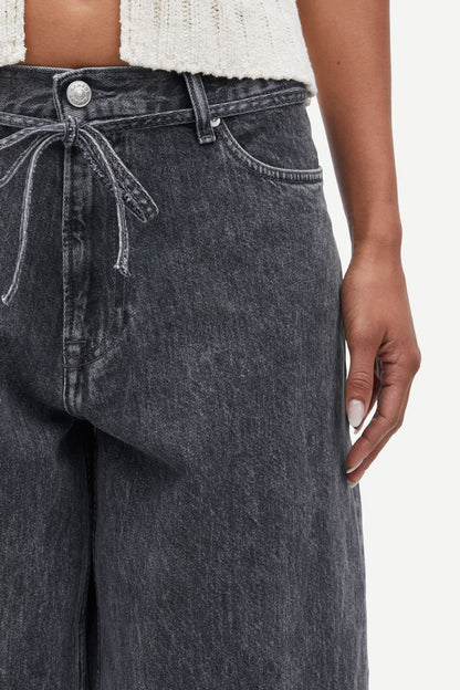 Samsoe Samsoe | Saharper Jeans Belt - Grey Cloud