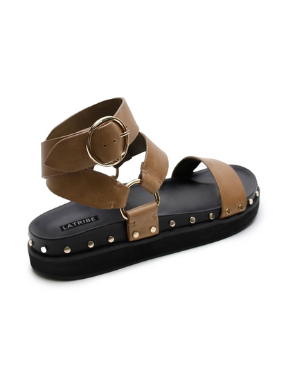 La Tribe | Studded Sandal - Olive