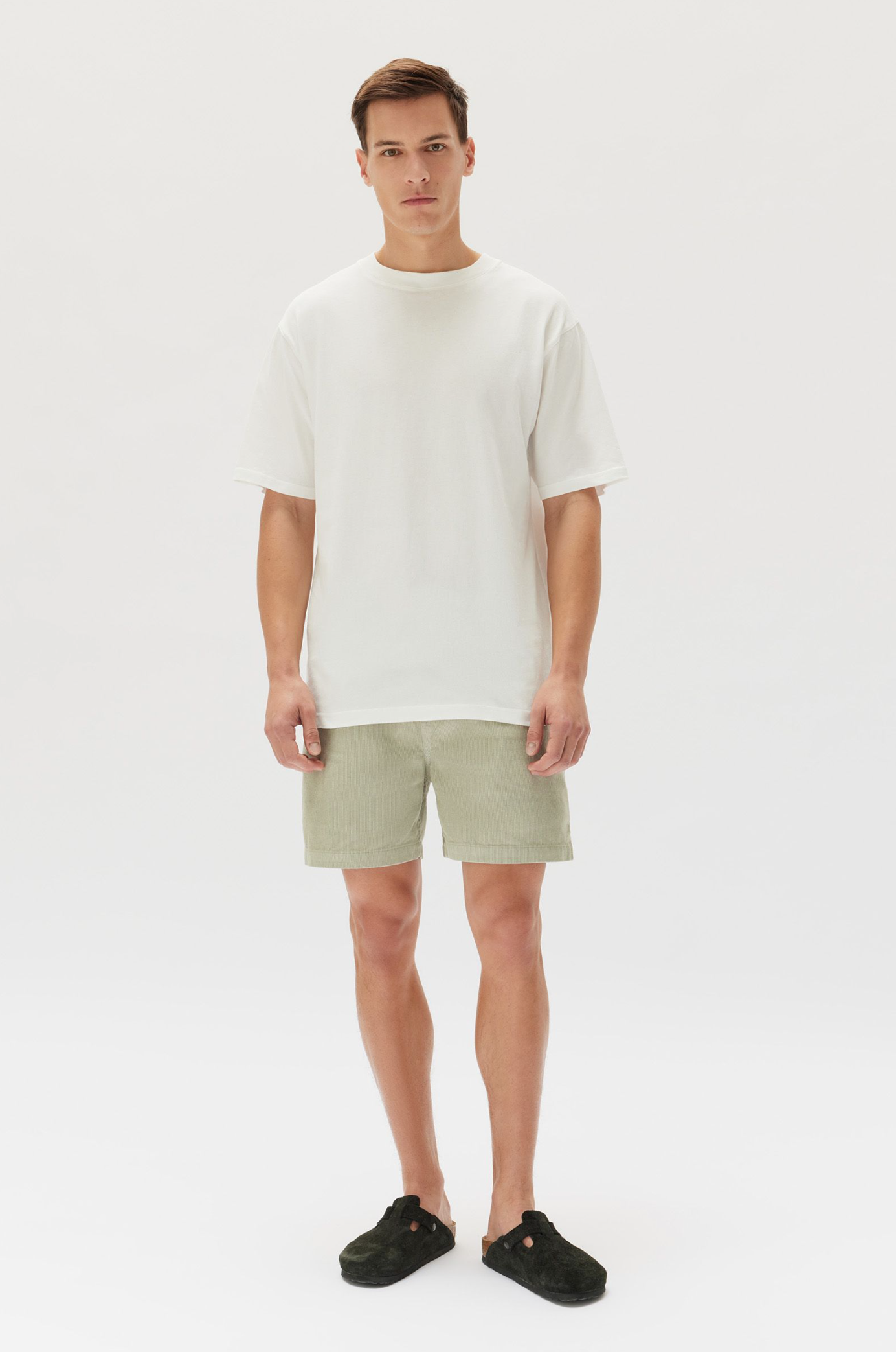 Assembly Label | Knox Organic Oversized Tee - Antique White