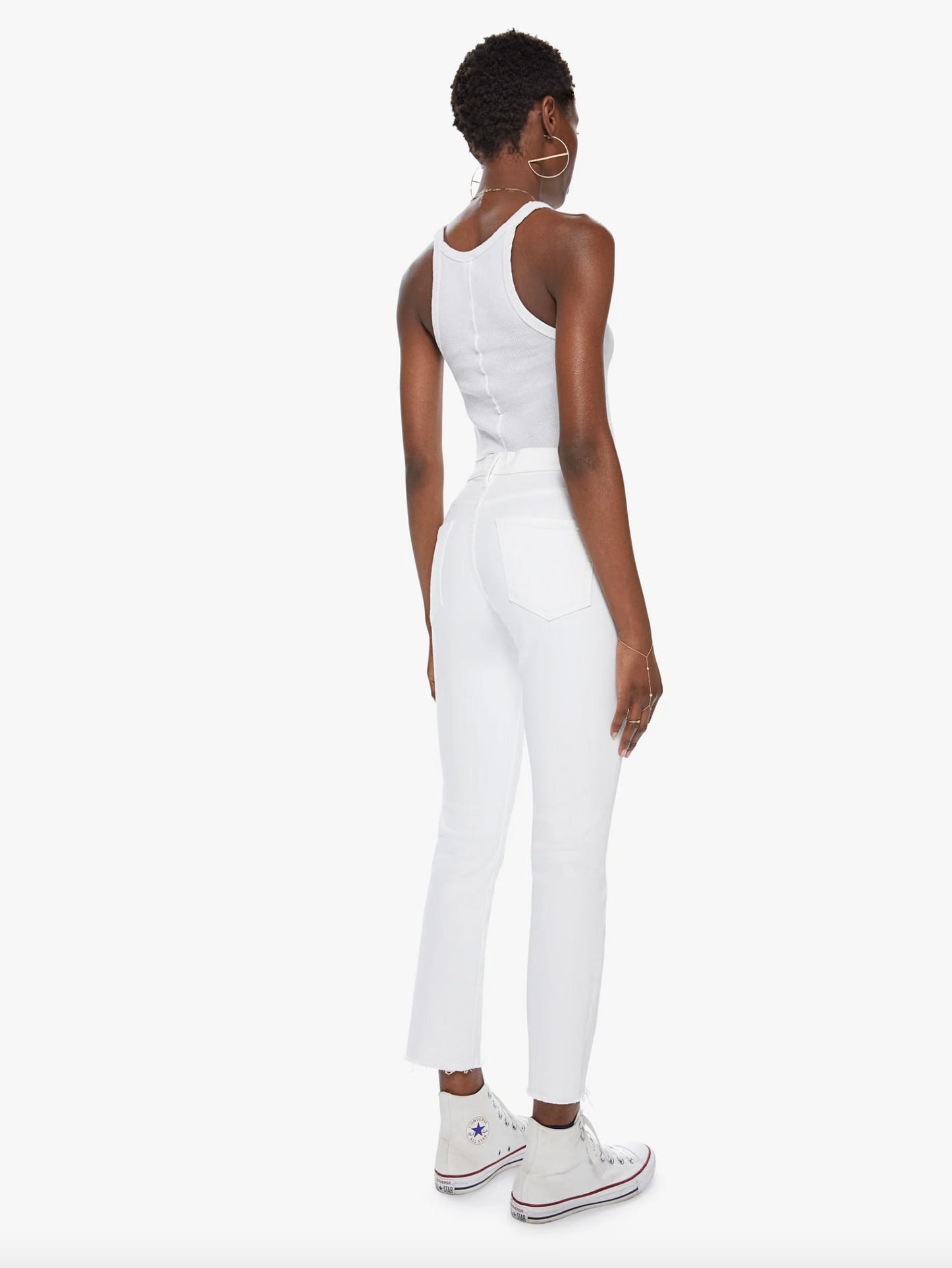 Mother Denim | The Mid Rise Dazzler Ankle Fray - Fairest Of Them Al