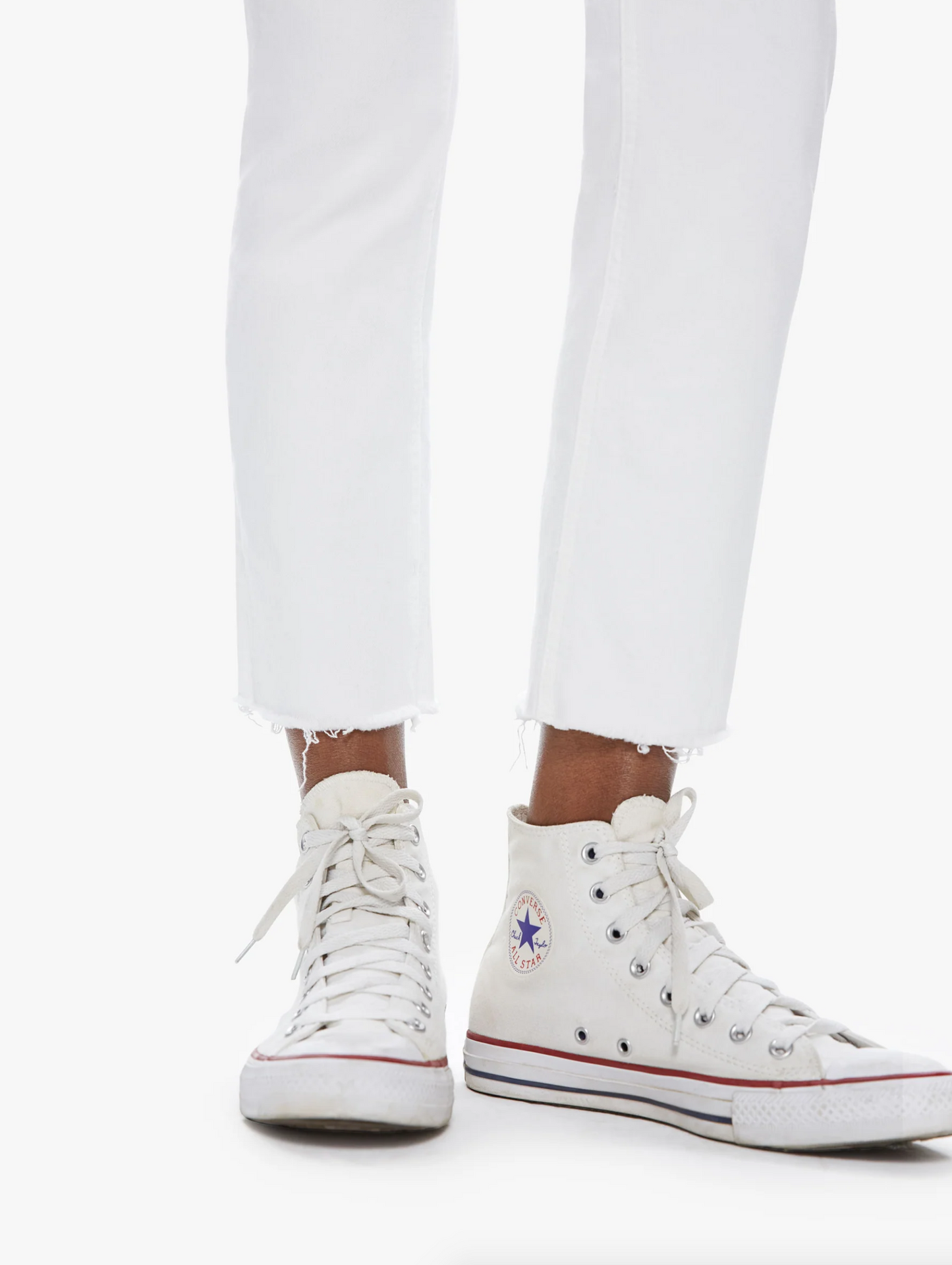 Mother Denim | The Mid Rise Dazzler Ankle Fray - Fairest Of Them Al