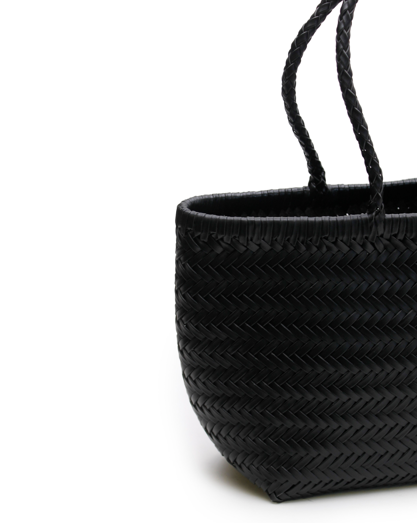 La Tribe | Amelia Woven Bag - Black