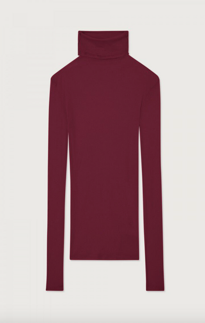 American Vintage | Massachusetts Long Sleeve T.Shirt - Vintage Grape