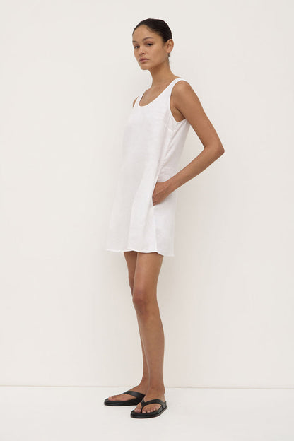 Assembly Label | Selma Linen Mini Dress - White