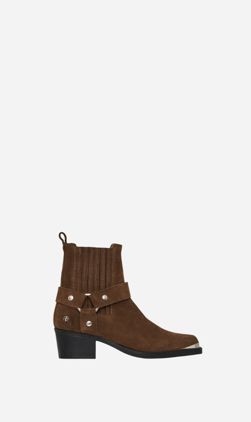 Anine Bing | Mid Biker Boots - Tobacco