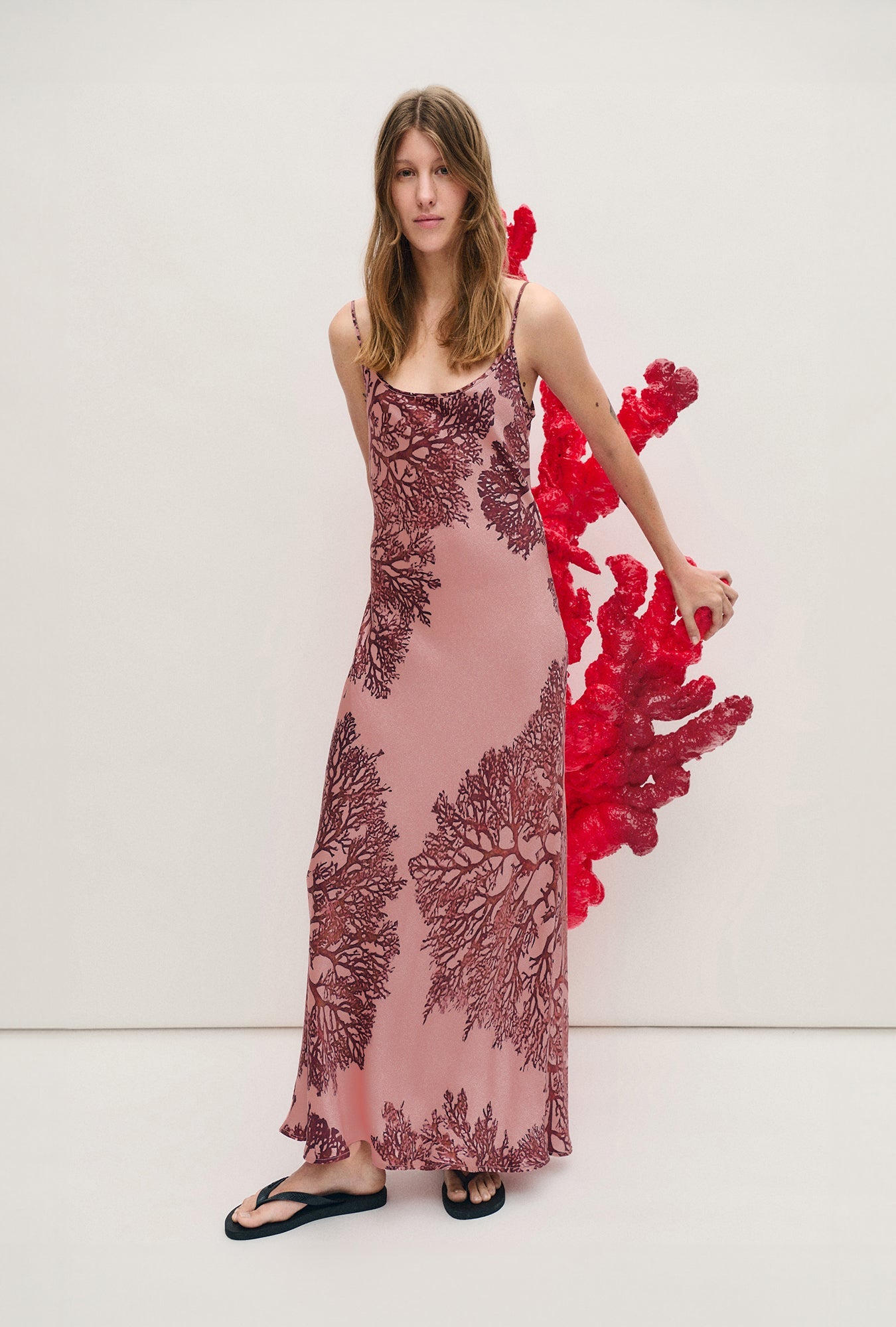 Silk Laundry | 1996 Dress - Pressed Coral