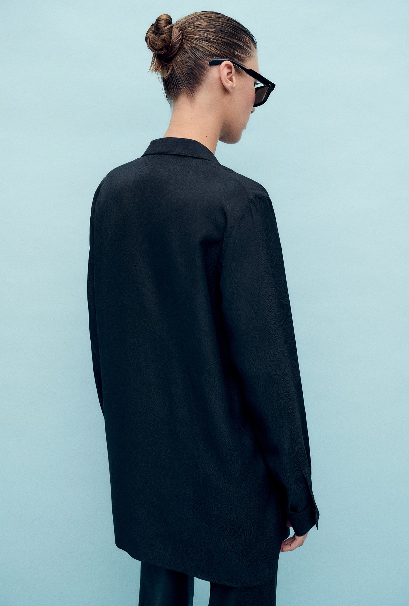Silk Laundry | Relaxed Blazer - Coral Jaquard