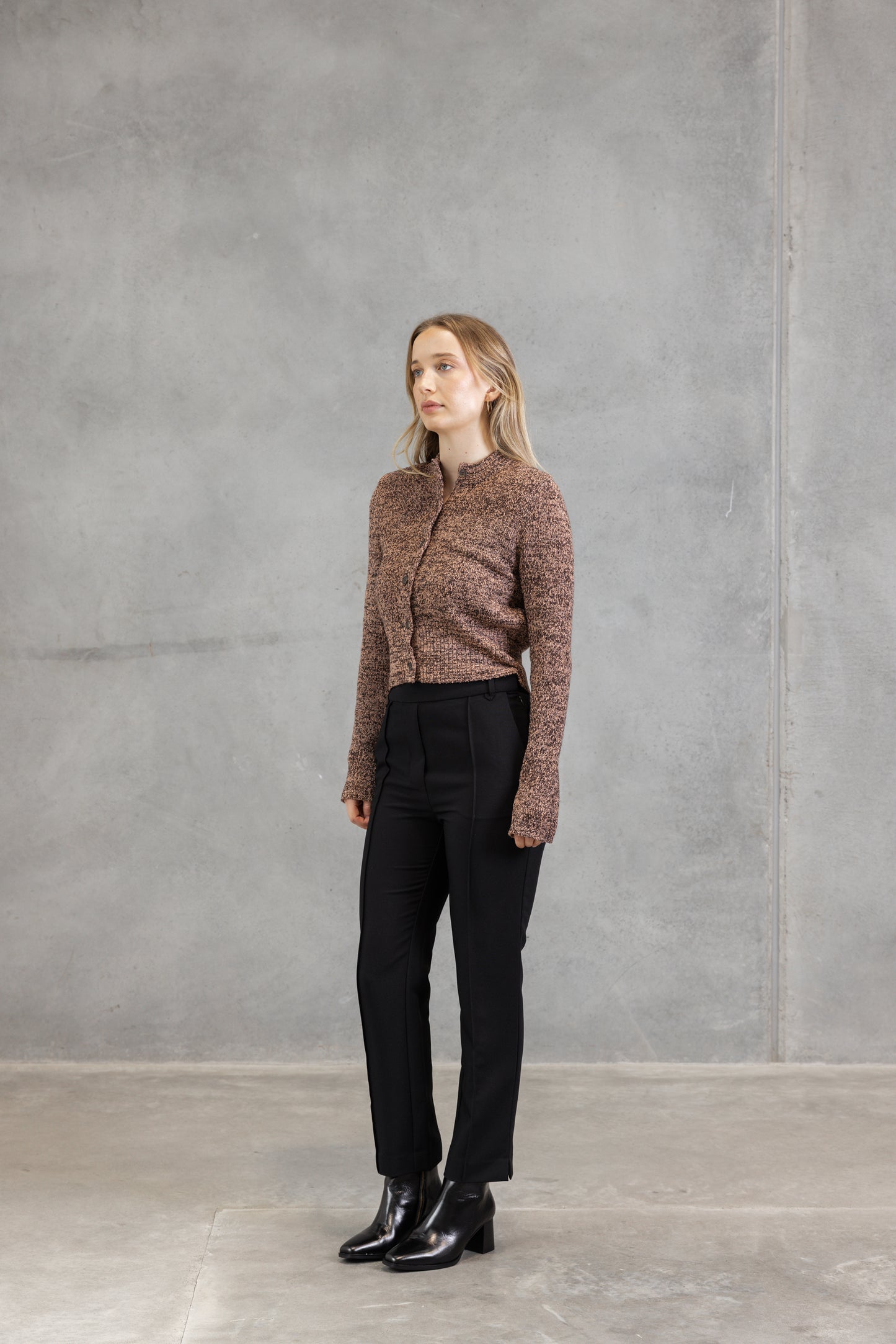 Camilla & Marc | Botticino Knit Cardigan - Black / Plum