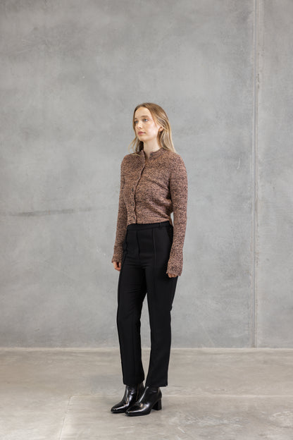 Camilla & Marc | Botticino Knit Cardigan - Black / Plum