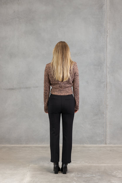Camilla & Marc | Botticino Knit Cardigan - Black / Plum