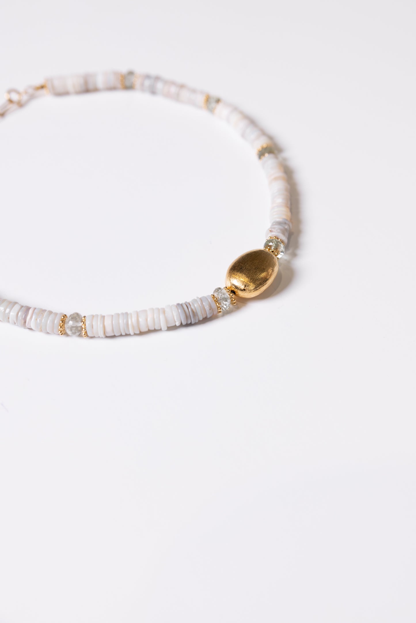 Tityaravy | Udaar Necklace - Opal / Green Amethyst