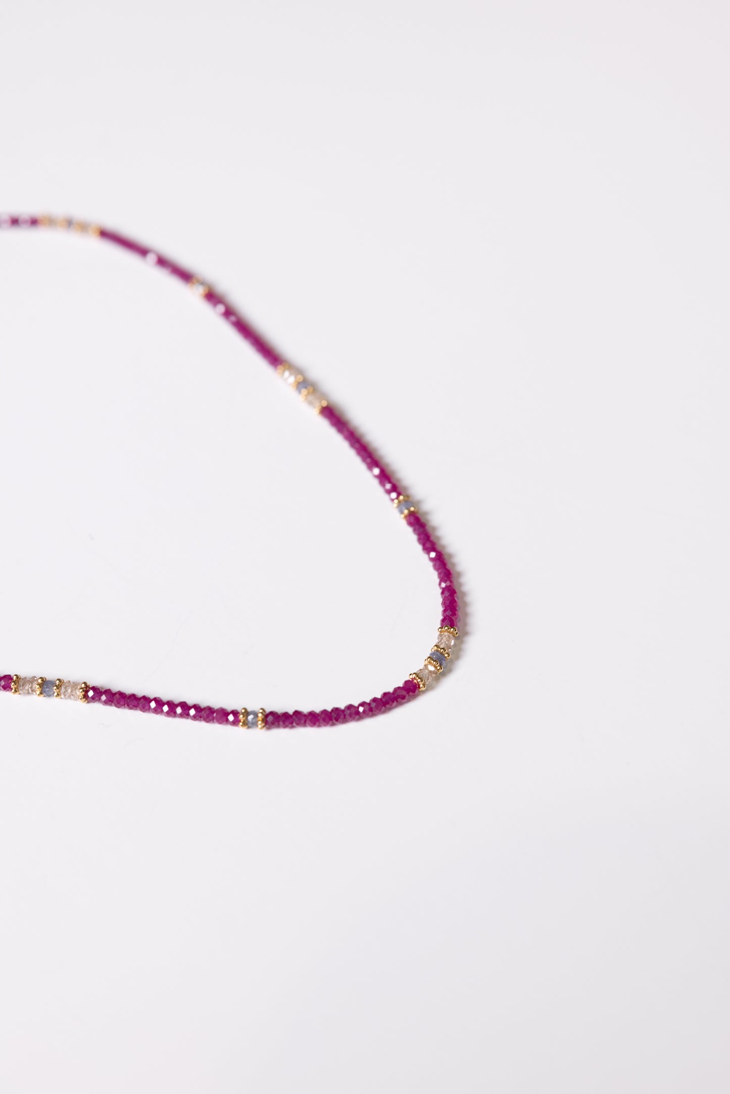Tityaravy | Belyt Necklace 101 - Rubellite / Tanzanite
