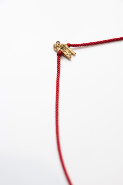 Tityaravy | Vhadee Bracelet - Micron / Cord / Rouge