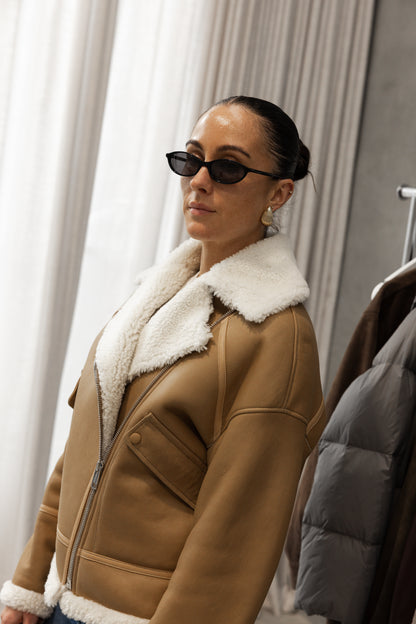 Yves Salomon | Jacket 60CM Merino Lamb - Mille Feuilles
