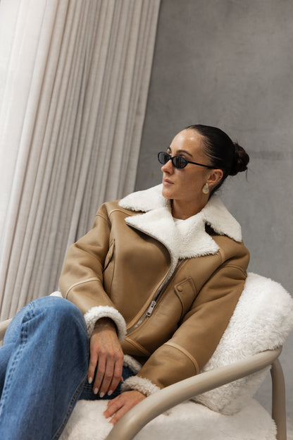 Yves Salomon | Jacket 60CM Merino Lamb - Mille Feuilles