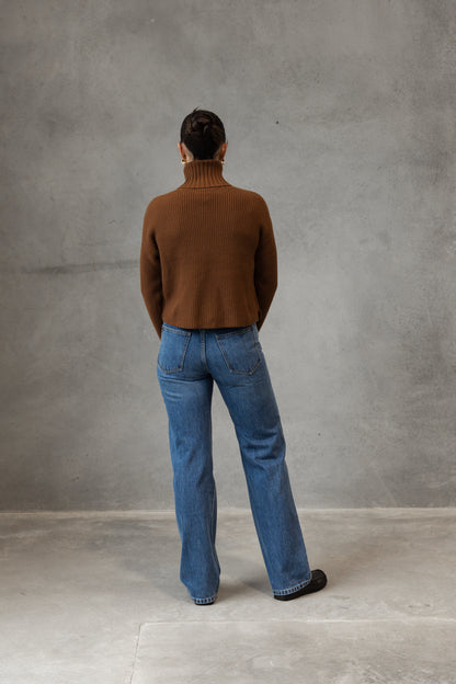 Yves Salomon | Pullover 48cm Knit Wool Cashmere - Caramel