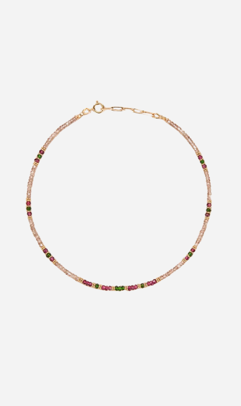 Tityaravy | Gyana Necklace - Zircons/Diopsides/Garnets