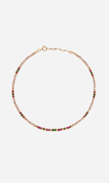 Tityaravy | Gyana Necklace - Zircons/Diopsides/Garnets