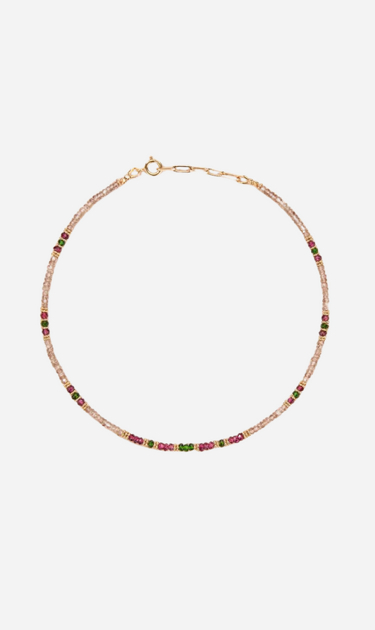 Tityaravy | Gyana Necklace - Zircons/Diopsides/Garnets