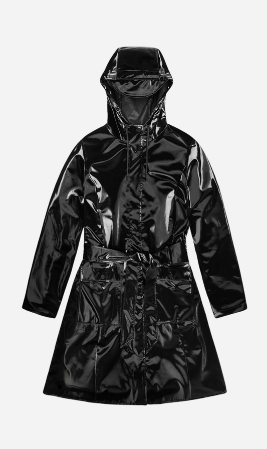 Rains | Curve Long Jacket - Night